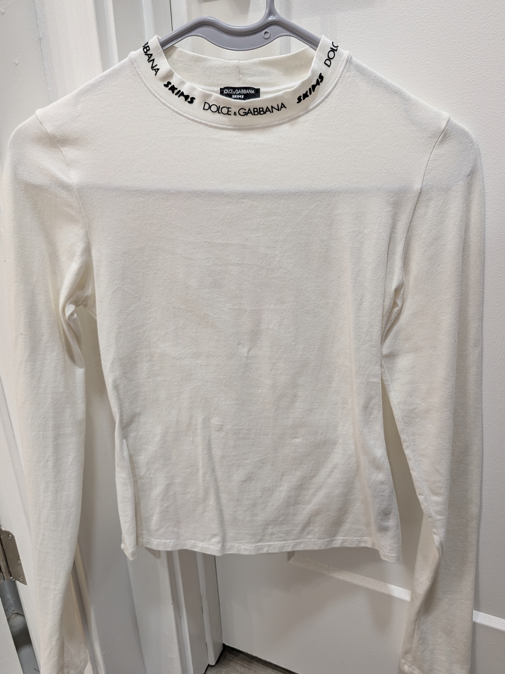 Dolce & Gabbana Skims Logo Long Sleeve